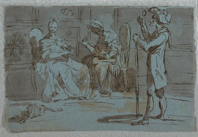 Satirical Print: The Suitor by Unknown artist