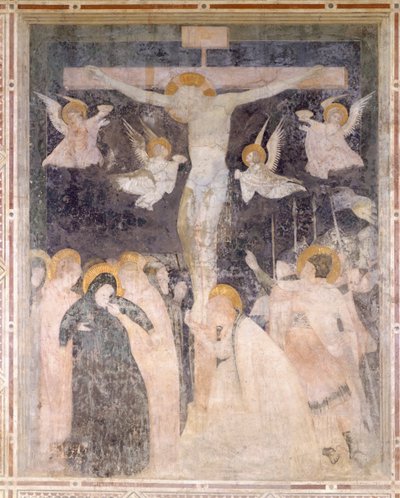 Scene of Crucifixion, Pomposa Abbey, Italy by Unknown artist