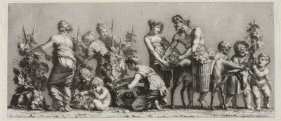 Scene of Grape Harvest by Unknown artist