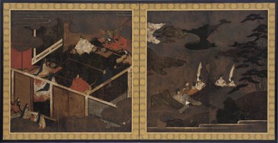 Scenes from The Tale of Genji by Unknown artist