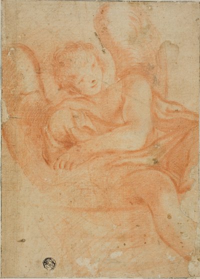 Seated Angel by Unknown artist
