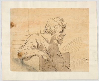 Seated Man with Beard by Unknown artist