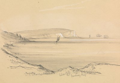 Ships in Sandown Bay by Unknown artist