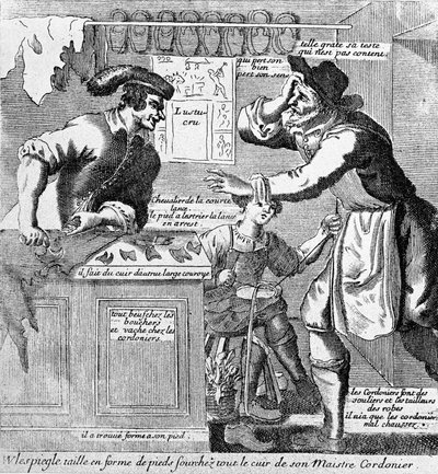 Shoemaker - 1782 - Musee Carnavalet. by Unknown artist