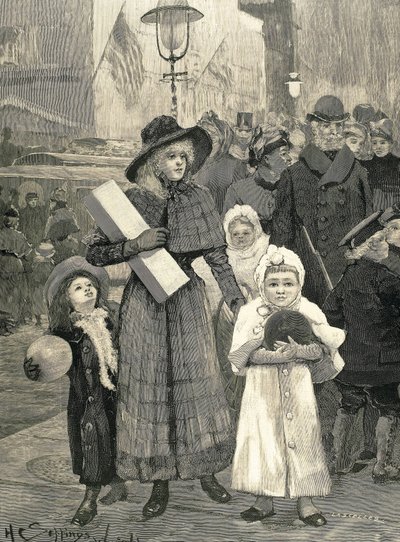 Shopping New York (1891) by Unknown artist