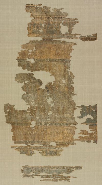Silk fragments by Unknown artist