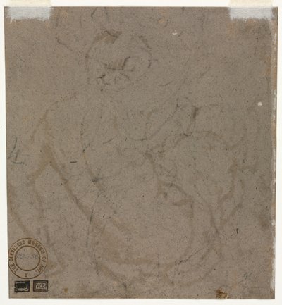 Sketch (verso) by Unknown artist