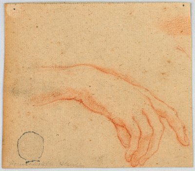Sketch of a Right Hand by Unknown artist