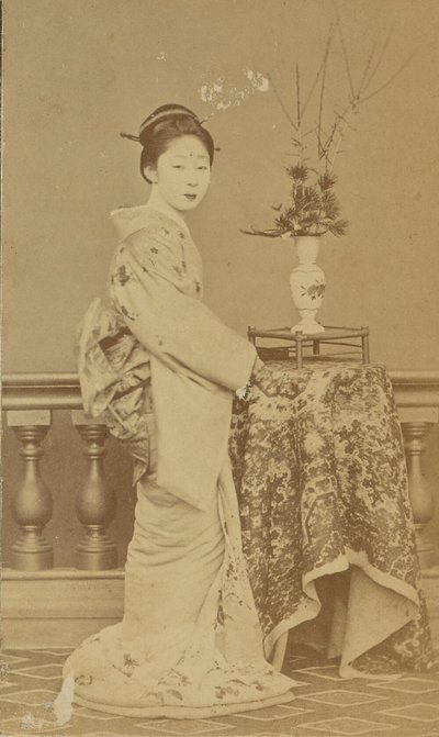 Standing Japanese Woman by Unknown artist