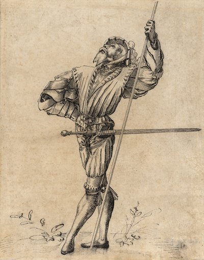 Standing Landsknecht by Unknown artist