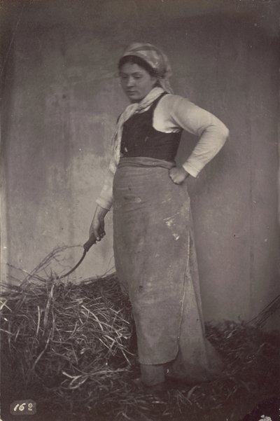 Standing Woman with a Scythe by Unknown artist