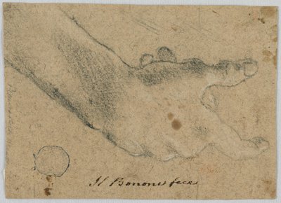 Study: A Right Hand by Unknown artist