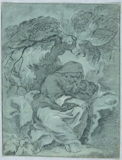 Study for St. Paul the Hermit by Unknown artist