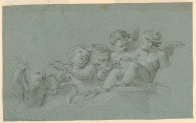 Study of Angels by Unknown artist