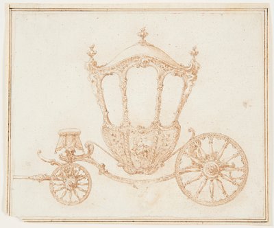 Study of a Coach by Unknown artist