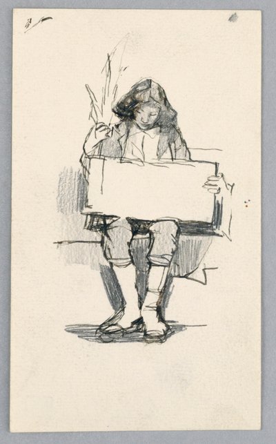 Study of a Young Boy by Unknown artist