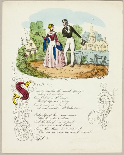 Sweetly Breaths the Vernal Spring (Valentine) by Unknown artist
