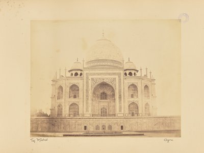 Taj Mahal, Agra by Unknown artist