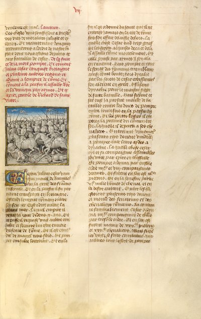 The Army of Pompeius Fleeing Julius Caesar by Unknown artist
