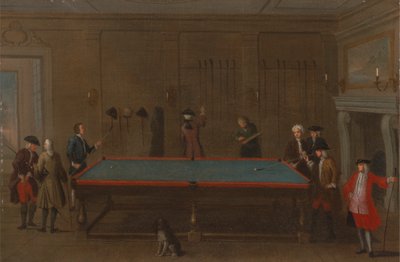The Billiard Room by Unknown artist