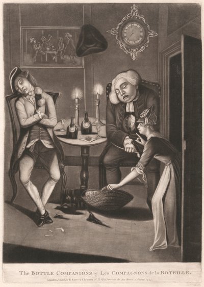 The Bottle Companions by Unknown artist