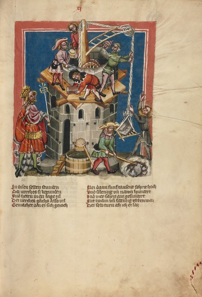 The Construction of the Tower of Babel by Unknown artist