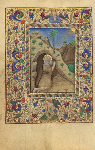 The Hermit Honofrius in Prayer by Unknown artist