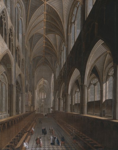 The Interior of Westminster Abbey by Unknown artist