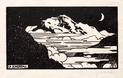 The Jungfrau by Unknown artist