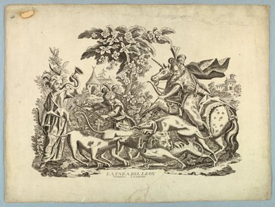 The Lion Hunt by Unknown artist