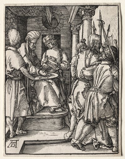The Little Passion: Pilate Washing his Hands by Unknown artist