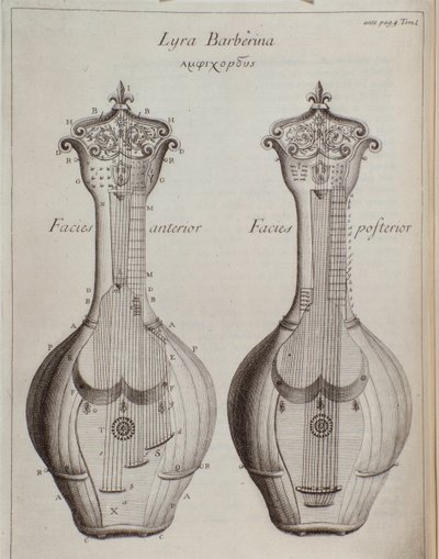 The Lyra Barberina (engraving) by Unknown artist