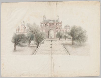 The Mausoleum of Akbar at Secundrabad by Unknown artist