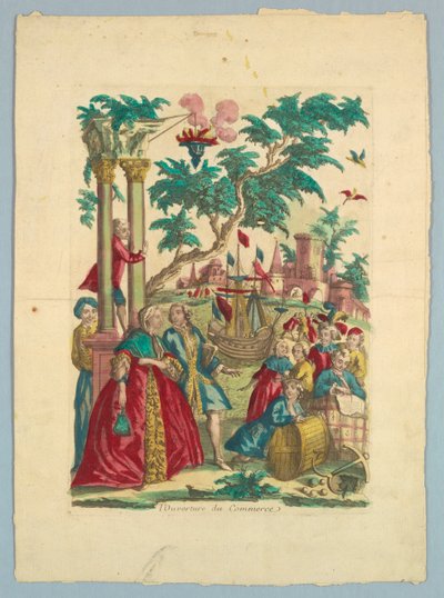The Opening of Trade by Unknown artist