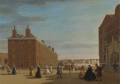 The Paper Buildings, Inner Temple, London by Unknown artist