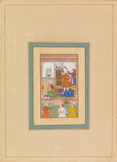 The Qazi of Hamadan and a Youth by Unknown artist