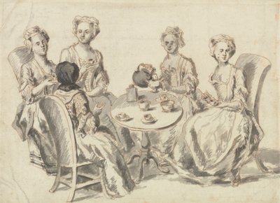 The Tea Party by Unknown artist