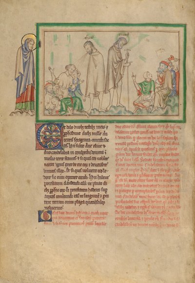 The Two Witnesses Preaching by Unknown artist