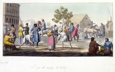 The game of svayky and babky, Russia by Unknown artist