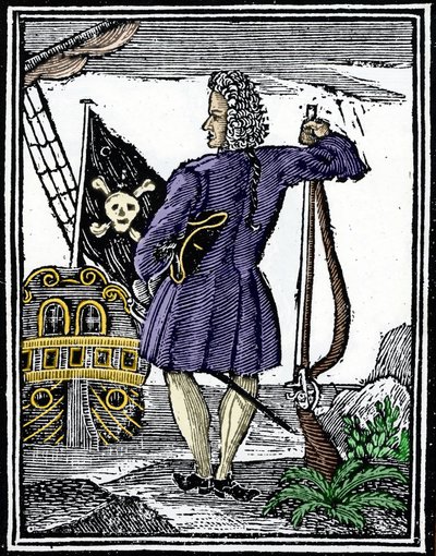 The pirate gentleman Stede Bonnet (1688-1718) by Unknown artist