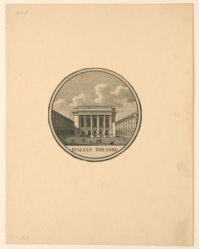Theatre des Italiens, Paris by Unknown artist