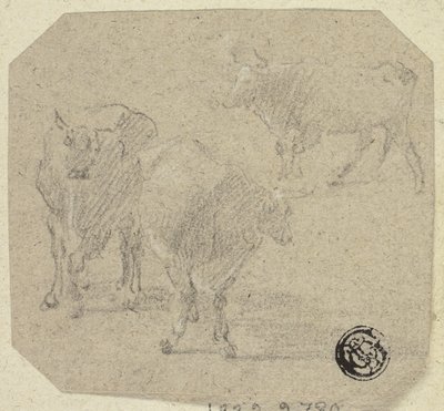 Three Cows by Unknown artist