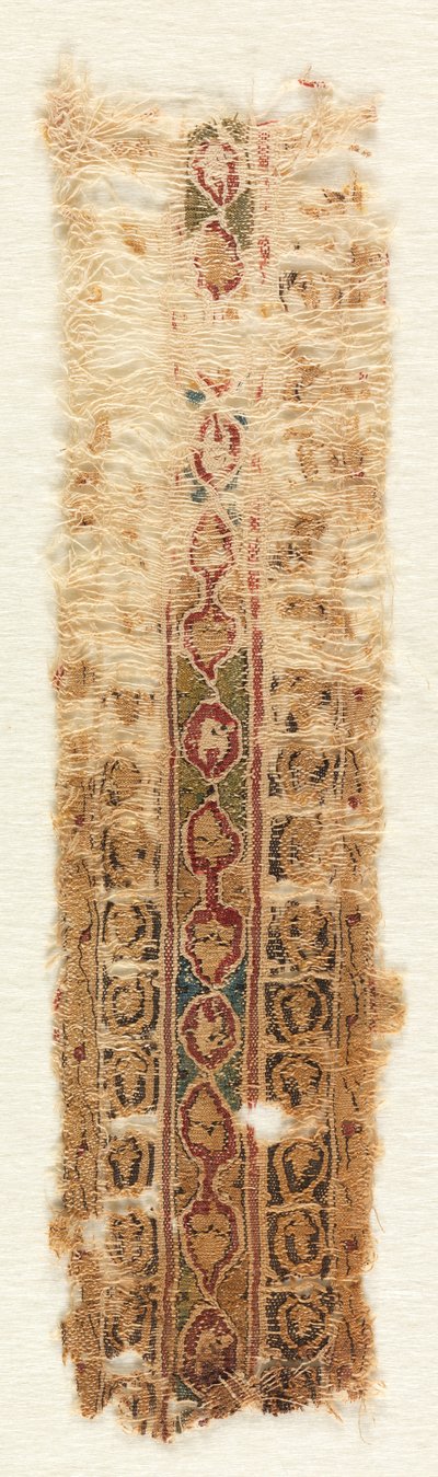 Tiraz tapestry fragments by Unknown artist