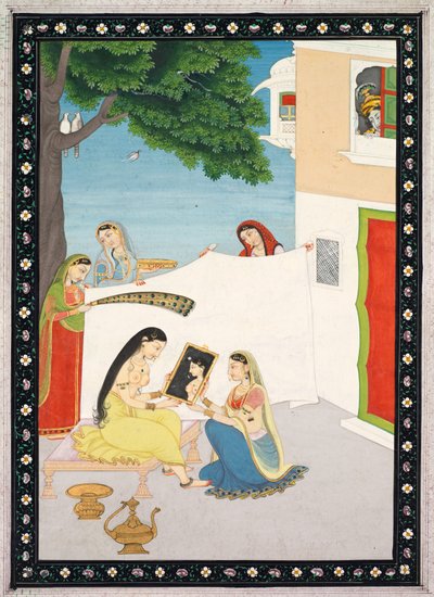 Toilette of Radha by Unknown artist
