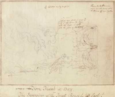 Tom Thumb at Bay by Unknown artist