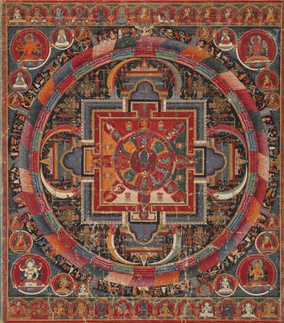 Twenty-three Deity Nairatma Mandala by Unknown artist