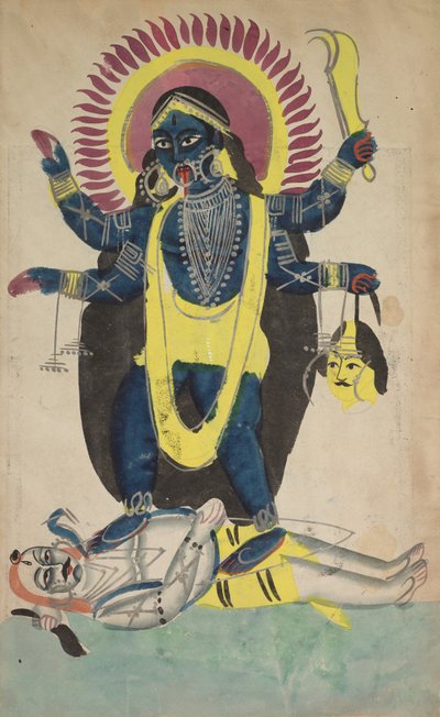 Two Aspects of Kali by Unknown artist
