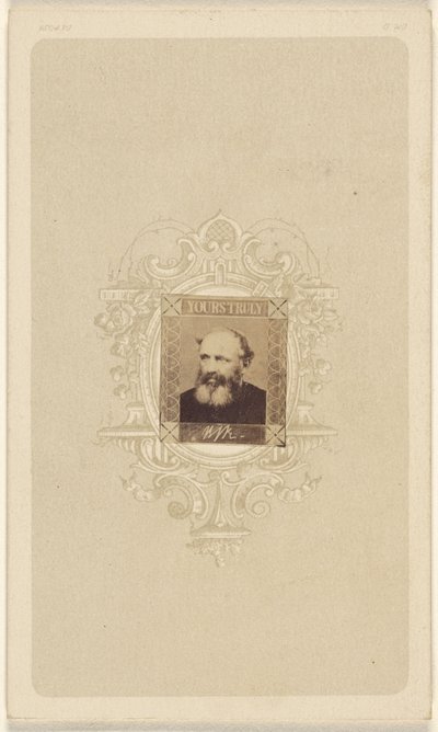 Unidentified Balding Man with Graying Full Beard by Unknown artist