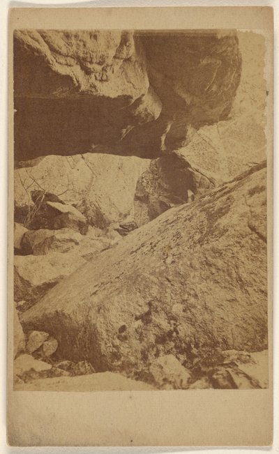 Unidentified View of Large Rocks by Unknown artist
