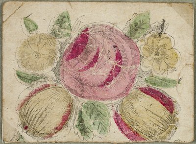 Untitled Valentine (Pink and Yellow Flowers) by Unknown artist